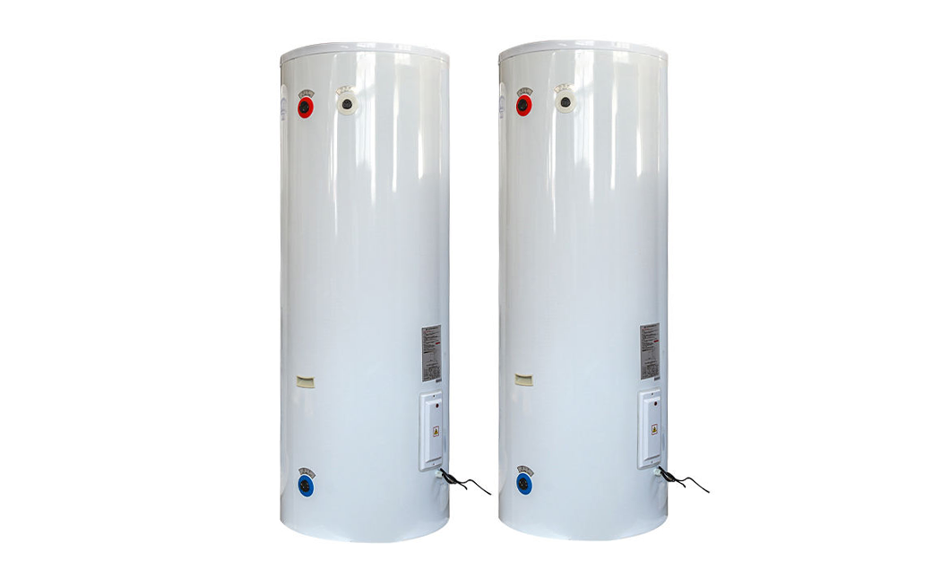 Split flat-plate solar water heater